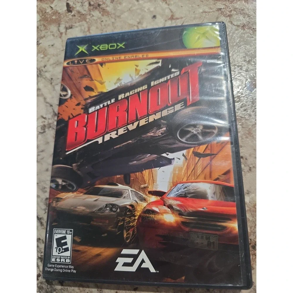 Burnout: Revenge by EA Xbox Racing Manual Multiplayer NTSC-U/C 2005